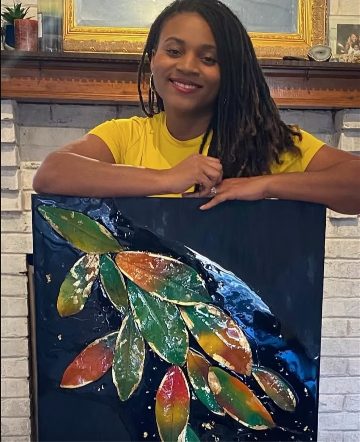 Amirah Milice in her studio